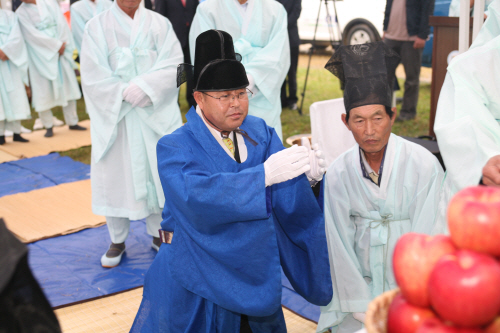 양양송이축제 2011 산신제 봉행