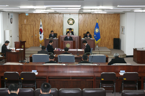 제186회 임시회(군정주요업무 보고)