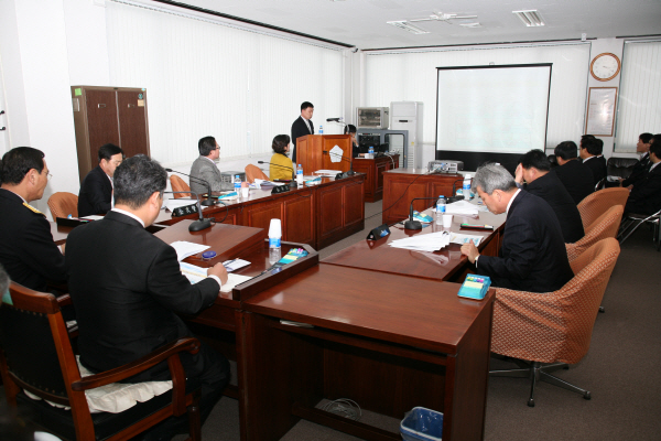 속초소방서 주요시책 업무 청취
