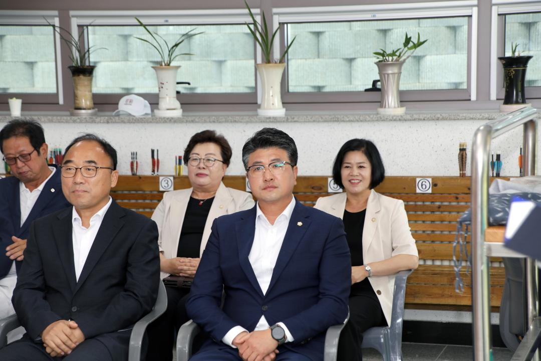 '제15회 양양군수기 도내 궁도대회 개회식' 게시글의 사진(1) '2025-06-21 제15회 양양군수기 도내 궁도대회 개회식(현산정) (1).jpg'