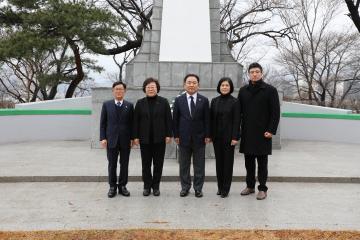 2024년도 신년 충혼탑 참배