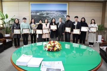2022년도 양양군의회 의정발전 유공 공무원 표창장 수여
