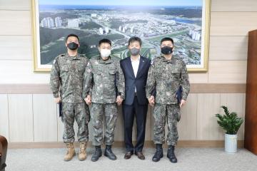 의정유공 우수 군부대 담당자 시상