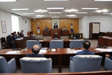 제214회 양양군의회 임시회 개회