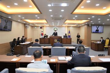 제258회 양양군의회 정례회 개회