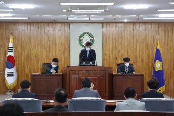 제255회 양양군의회 임시회 개회