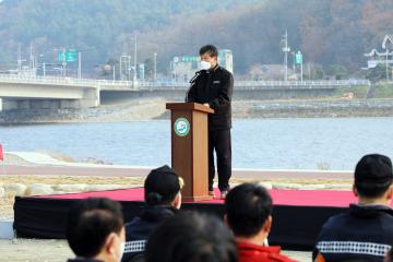 2021년 강원도 도심형 산불진화 시범훈련