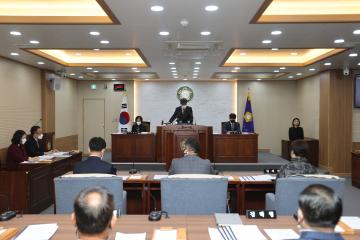 제259회 양양군의회 임시회 개회
