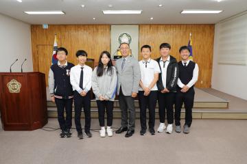 현북중학교 학생 의회 견학