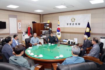 강원특별자치도 재향군인회장 방문