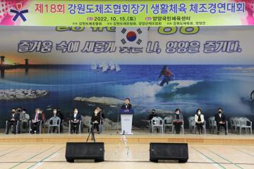 제18회 강원도체조협회장기 생활체육 체조경연대회