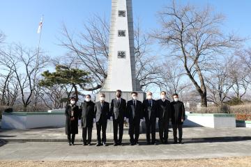 2022년 신년 충혼탑 참배