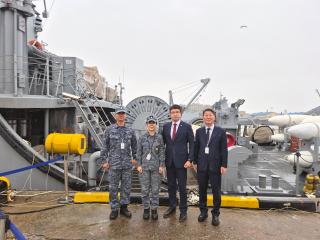 동해 제1함대 사령부 및 양양함 위문