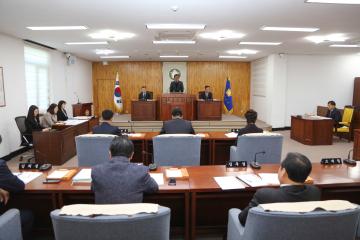 제237회 양양군의회 정례회 개회