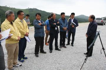군정주요사업장 현장점검(7월7일)